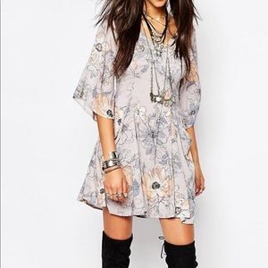 Free People Floral Mini Dress